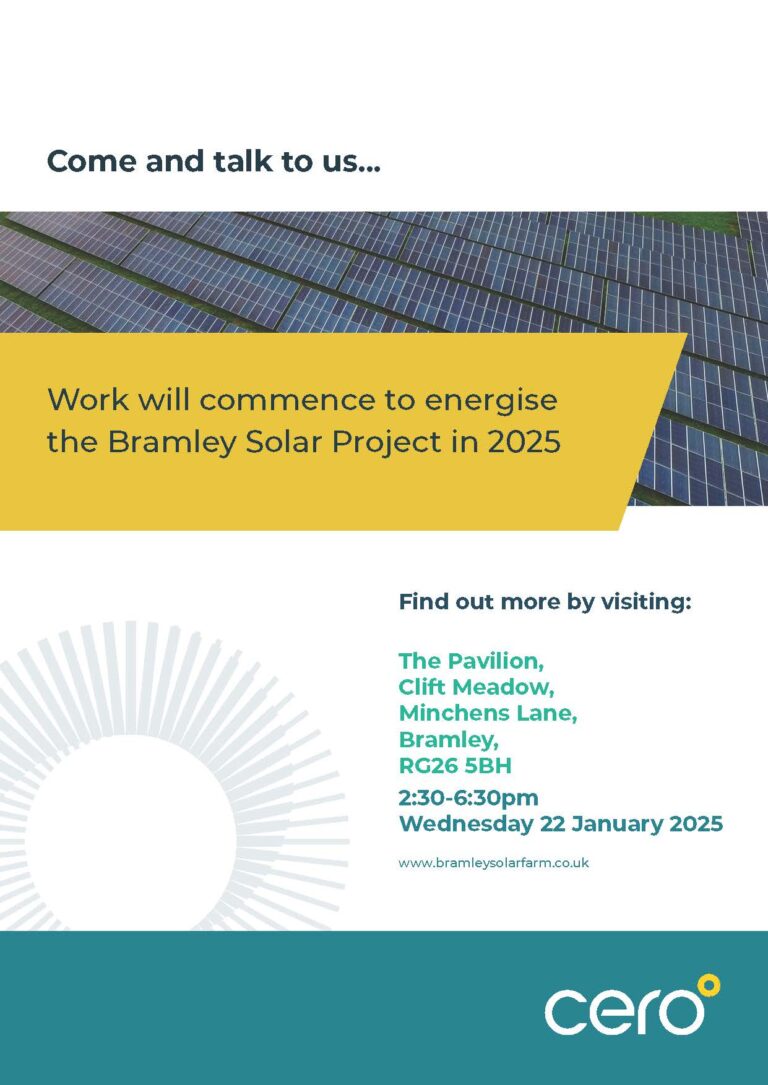 Bramley Solar Farm Open Day – 22nd January 2024 – Bramley Parish Council